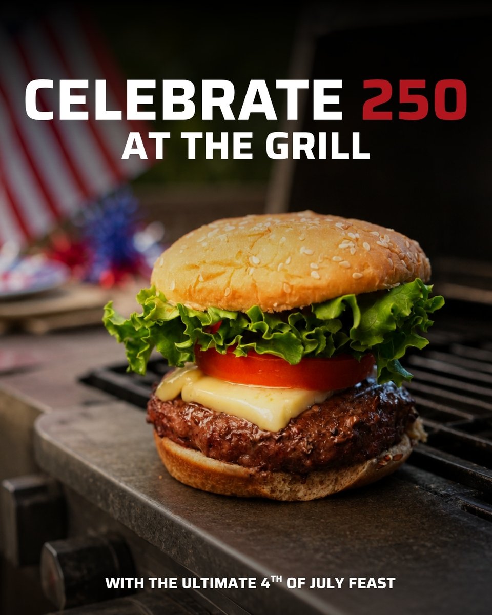 7XBeef's tweet photo. The ultimate Fourth of July feast 🇺🇸 

Wagyu Hot Dogs. Three 16oz Bone-In New York Strips. Tavern Style Wagyu Patties.

All for only $250 + free 2-day shipping!

This isn't your average backyard spread.
🔗 https://t.co/Mwe2VFYT6m
 
#7XBeef #FullBloodWagyu #July4th https://t.co/OI5ZTjaUHj