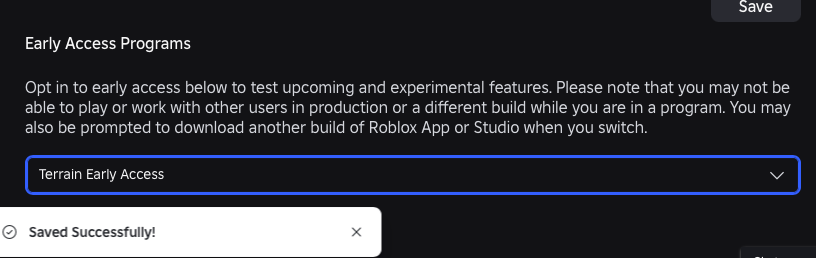 I'm IN!!!! 🗣️ Dev only so far. Players can't see it. I'll report