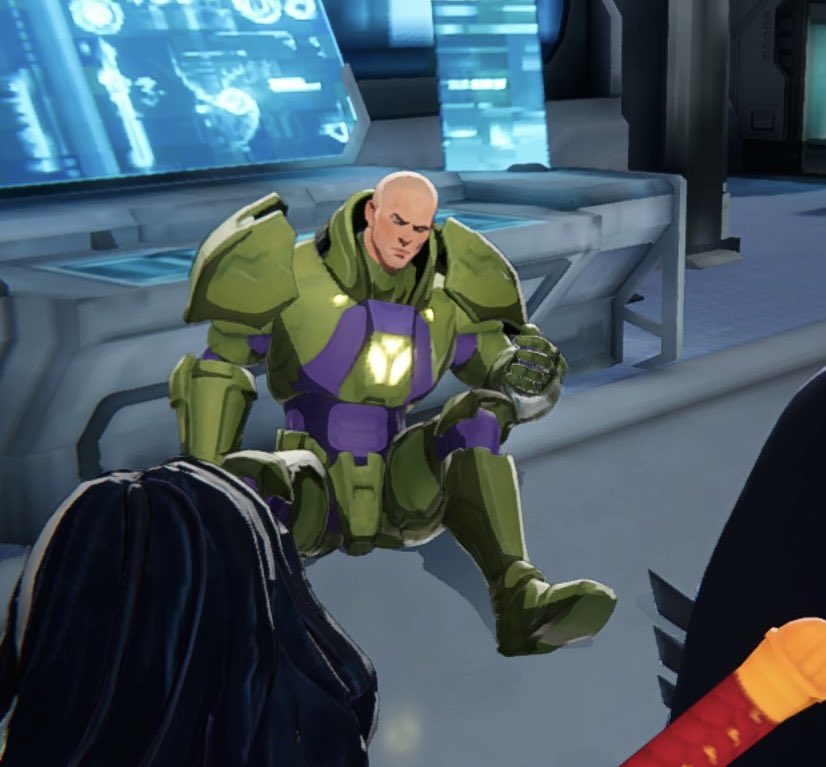 R4WBEEN's tweet photo. something oddly cute whenever he tries to sit with warsuit on https://t.co/LjCloZhNod