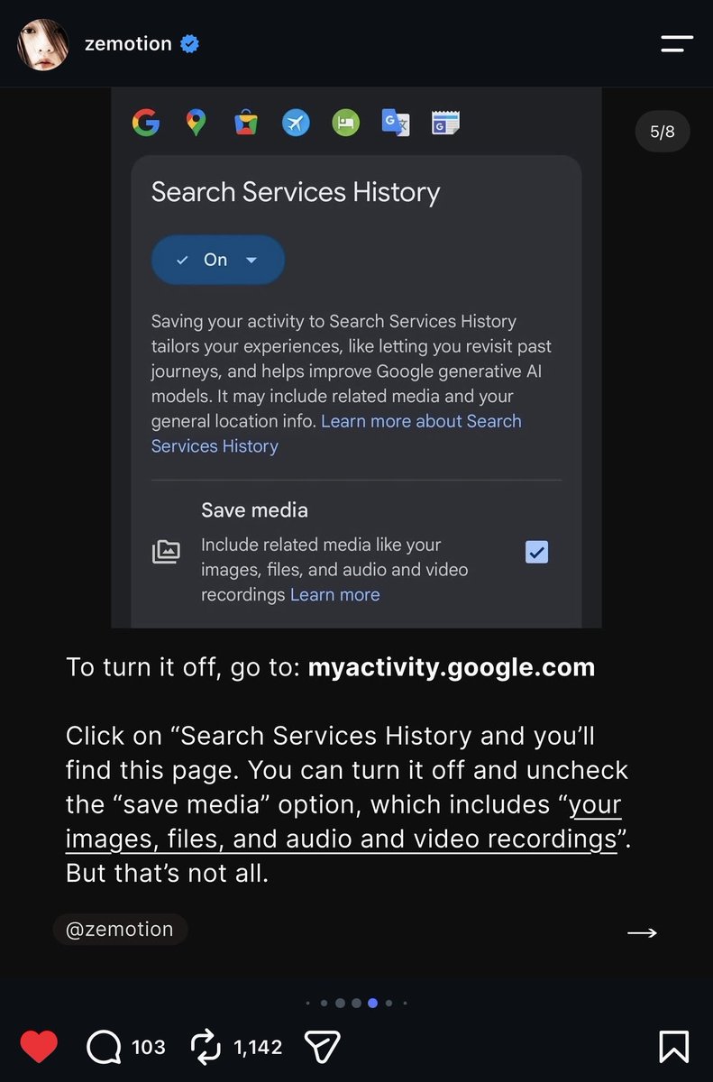 ka1shingeki's tweet photo. Hi all. If you are using Google Lens, your Android phone’s built-in Google Assistant “Circle to Search” feature and etc. to translate and read webtoons, please opt out immediately from allowing Google to use your data and saved media to train generative AI models.

Post by Jingna Zhang, read more at https://t.co/fcMkbqMoRb