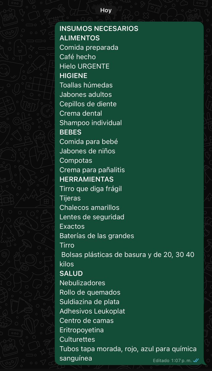 Jennmoolina's tweet photo. En parque del este (zona biker) ubicada toldos de toro / bera / yamalube 
Necesitamos insumos de todo tipo. 
De igual manera dejaré una lista para que puedan darle RT porque nada de esto ha llegado y lo necesitamos por favor 🙏🏻 https://t.co/nVk4tt4Voh