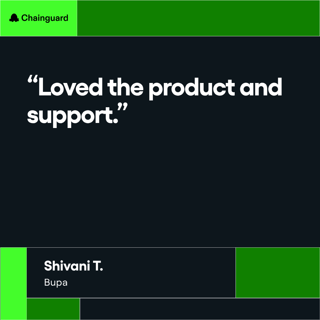 chainguard_dev's tweet photo. https://t.co/BqUqkZ6etY
