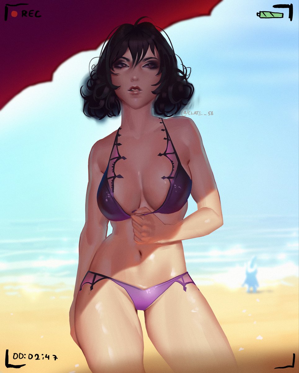 CLATE58's tweet photo. Mina Ha summer edition ⛱️ #deadlock https://t.co/HSkILQbx4u