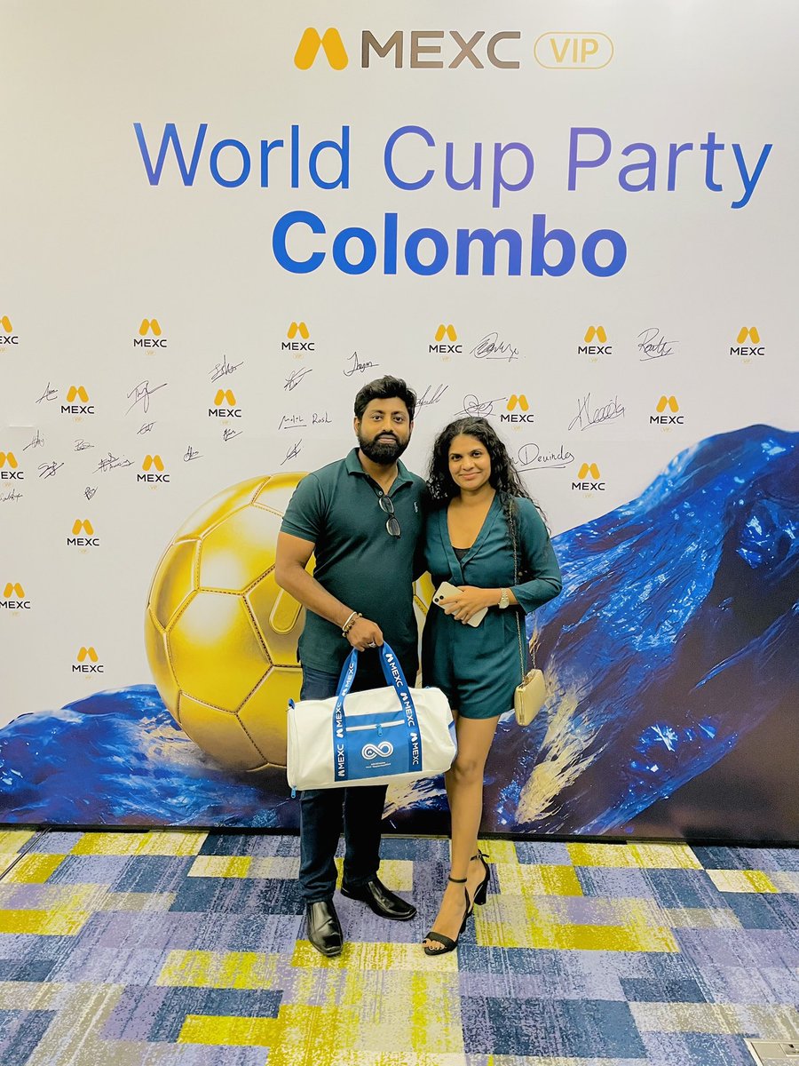 malindu_j's tweet photo. MEXC World Cup Party Colombo https://t.co/M2Jb3NlQ8t