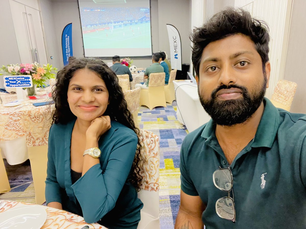 malindu_j's tweet photo. MEXC World Cup Party Colombo https://t.co/M2Jb3NlQ8t