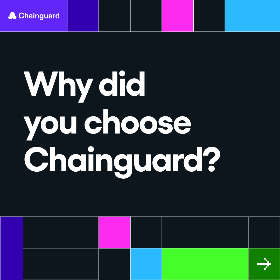 chainguard_dev's tweet photo. As if you needed another reason to choose Chainguard… here are five: https://t.co/YiXc9fsHa6