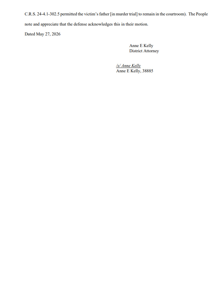 MattBlacInc's tweet photo. โ๏ธ LATEST DOCS ๐
PEOPLEโS RESPONSE TO DEFENDANTโS MOTION TO EXCLUDE FROM PRETRIAL COURT PROCEEDINGS PERSONS WHO MAY BE WITNESSES AT TRIAL OR AT ANY MOTION HEARING (D-021)
#BARRYMORPHEW AKA: #LEEMOORE
https://t.co/PDqdbbslkU
pages 3 https://t.co/rA4ytsdbT2