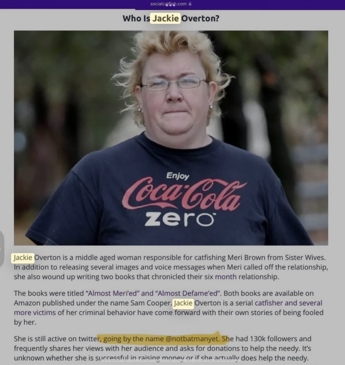 LiberalMo's tweet photo. @Lesisallot @notbatmanyet Hey @notbatmanyet “Sam” I mean Jackie. You’re supposed to be a multimillionaire building construction genius. Why don’t you just build a new home for them? 

You can’t because you’re an unemployed woman grifter living in a nursing home. 

You need mental health help Jackie. https://t.co/7U8gwAhUcc