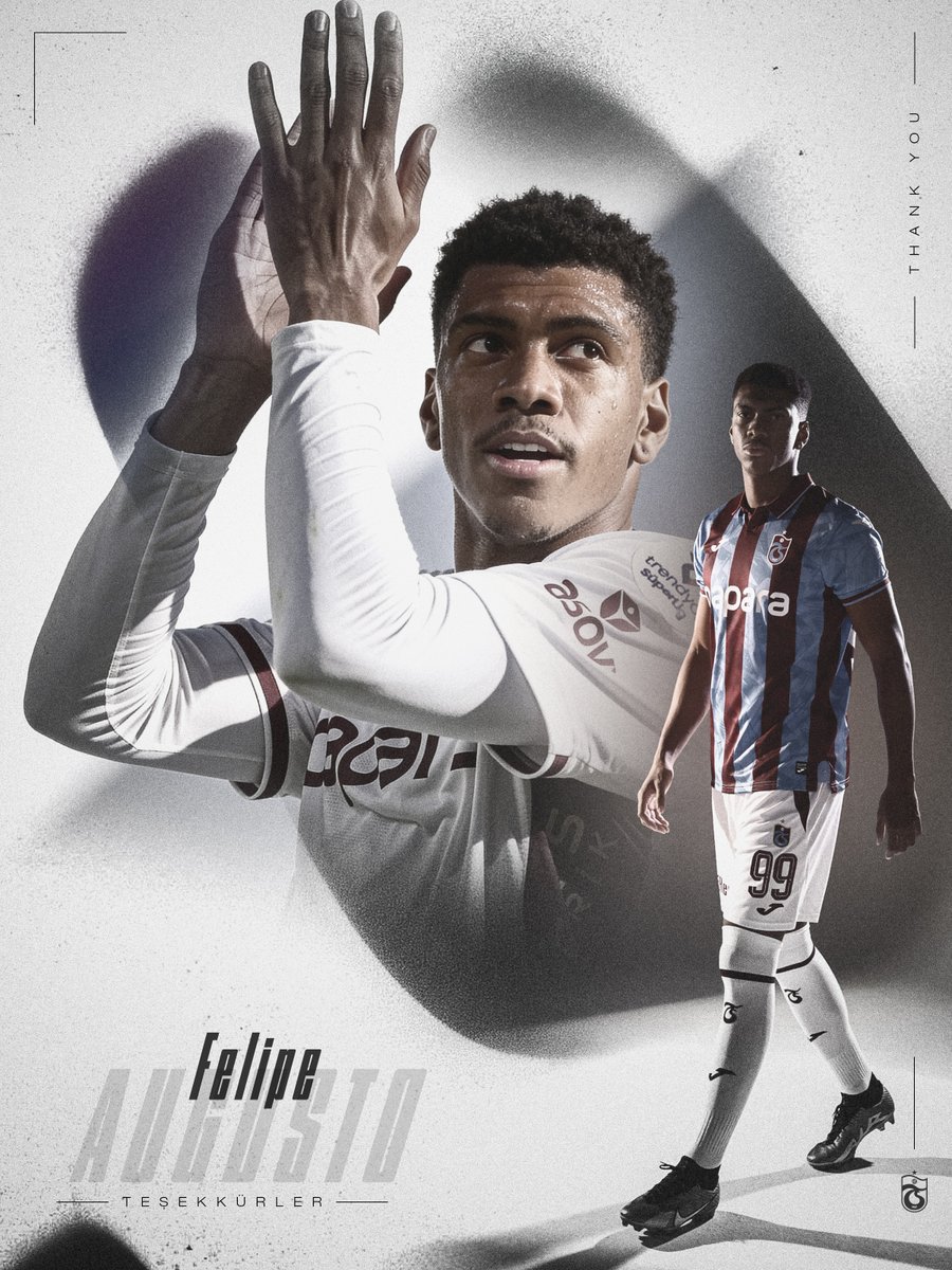 Trabzonspor's tweet photo. Teşekkürler Felipe Augusto 🙌 https://t.co/Pov1hubZfd