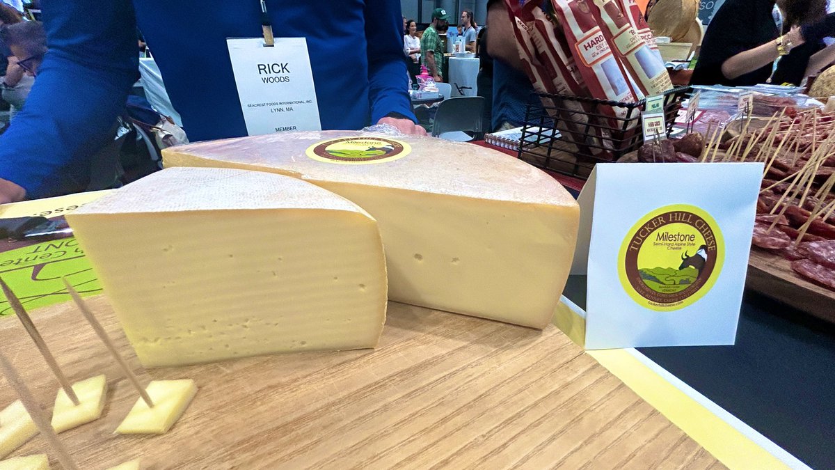 anson_ag's tweet photo. Vermont has a new cheesemaker. You will find it at the @Specialty_Food Show in NYC this week. Tucker Hill Cheese is made in Randolph Center. Congratulations. https://t.co/BeBxwuBX8J #vt #vtcheese #vtdairy https://t.co/1VHryCj900