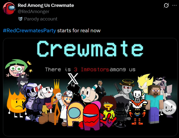 RedAmonger tweet picture