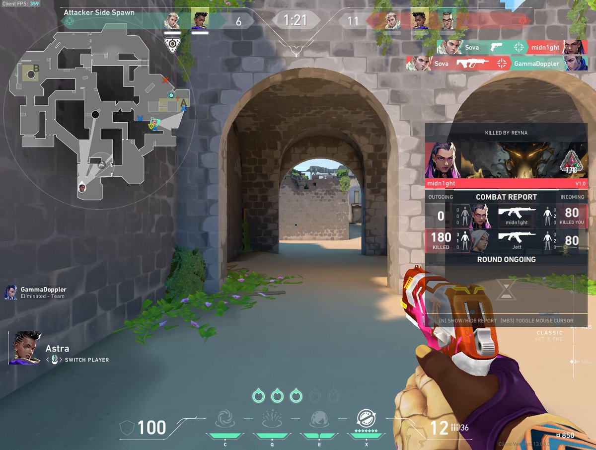 stkfil's tweet photo. u cant be telling me that this astra has a riot gunbuddy, throwing since round 1

as u see on vtl he used only his "E" 19 times in 23 rounds not any other piece of util, kept afking whole rounds and started running down mid

get rid of this bullsh*t being in my elo @ItsGamerDoc https://t.co/5xx3zuOZnC