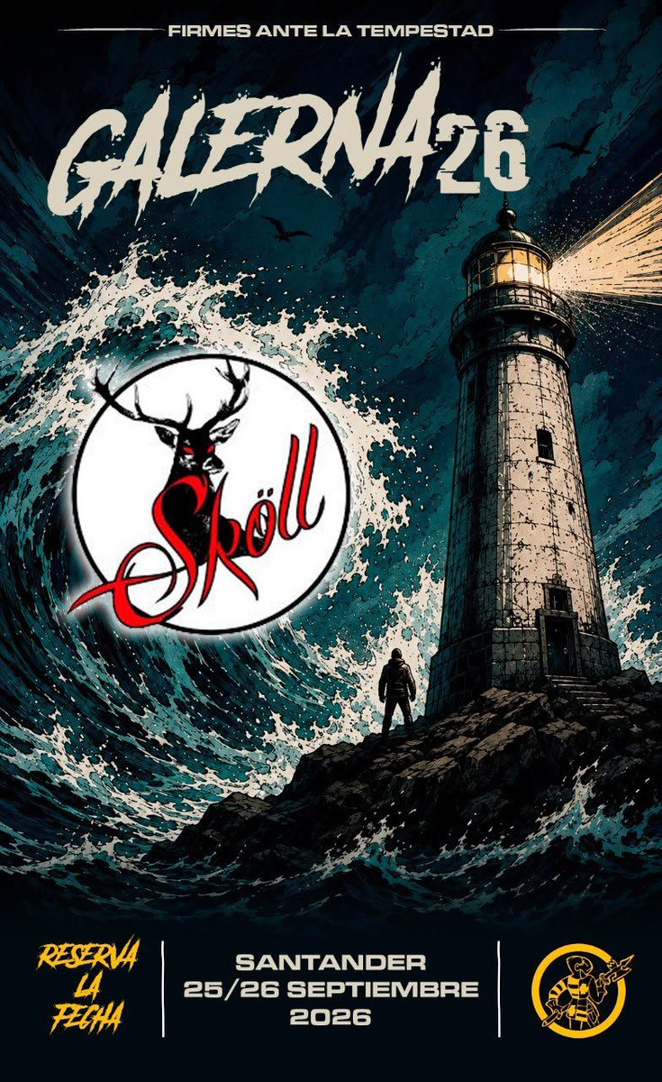 ACAlfonsoI's tweet photo. 🎸 Sobran presentaciones, este año Sköll abrirá Galerna 2026. 

🇮🇹 Desde Milán por fin en Santander, podremos disfrutar en directo con las bellísimas canciones de Sköll, probablemente el autor más virtuoso que ha dado nuestra escena en los últimos tiempos. https://t.co/3KB8nFxYOp