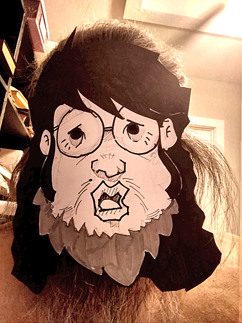GenjiWorks's tweet photo. Here is a mask I made yesterday, because I was saddened no wanted the Chibi Experience. However, one missed oppurtunity opened up more another one.
#papercraft #artcraft #paperart https://t.co/6zAMeC5vad
