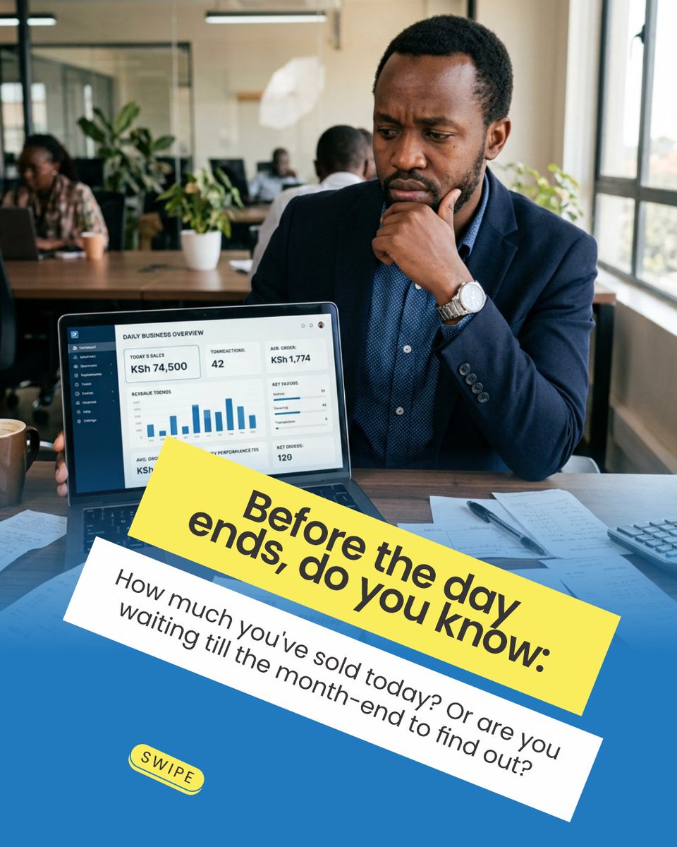 MajFintech's tweet photo. There is a long list of information that you should be aware of every single day.

Inventory information, sales report, expenses e.t.c. This is information that you should have access to every single time and should be easily accessible. https://t.co/76TWoG0EFl
