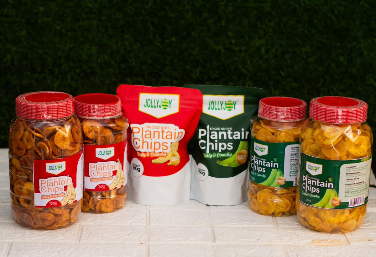 joymealsconcept's tweet photo. JollyJoy Ripe and Unripe Plantain chips https://t.co/9RQVFzmb2b
