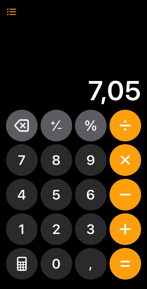 veinillaa's tweet photo. niat mau setel alarm malah buka kalkulator.. untung langsung sadar https://t.co/LOlM8M0mz1
