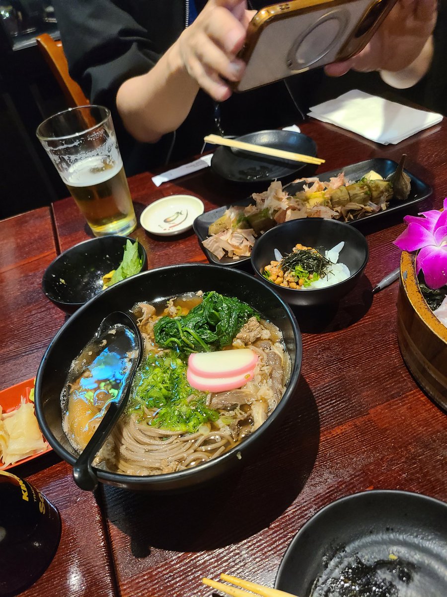 mtpjapm's tweet photo. ラスベガス最後はぷげらさん水派さんと日本食居酒屋へ🙆🏼‍♂️
いか納豆があるのは通すぎね
本当に全部美味しくて天晴な会でした🌳 https://t.co/RDau77qTD8