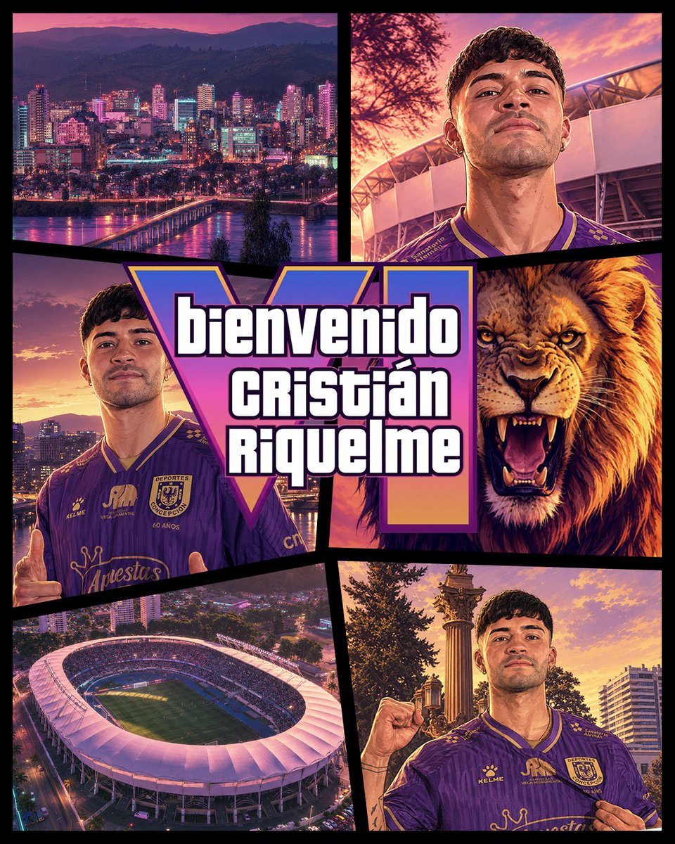 elconce_cl's tweet photo. ¡Bienvenido al León! 🦁 Cristián Riquelme se incorpora a Deportes Concepción 2026.

Con 22 años, el lateral izquierdo llega al Conce tras desarrollar su carrera en Everton y Colo Colo. 

¡Mucho éxito en esta nueva etapa con la camiseta Lila! 

#EsoQueNosUne 💜 https://t.co/50BeKdPnNR