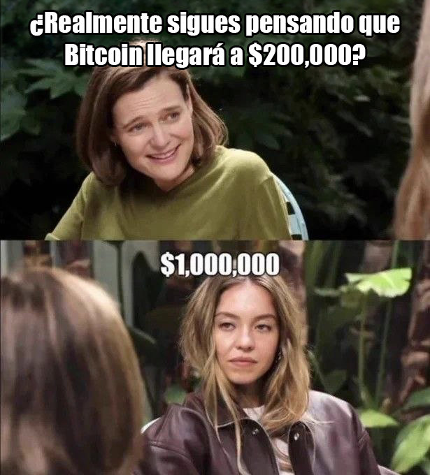 moneyonchainES's tweet photo. Cuando preguntan... ¿qué tan bullish eres con #Bitcoin?

Pues... 😂 https://t.co/mHOvFOMILl