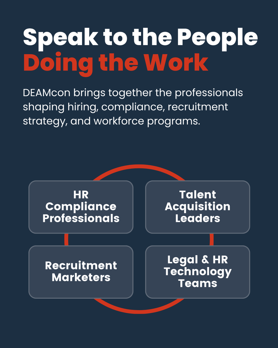 DirectEmployers's tweet photo. Ready to take the stage at DEAMcon27? Share your real-world expertise with an audience of HR compliance and TA leaders nationwide.  

📍 Newport, RI
📅 April 21-23, 2027
⏰ Submissions close Aug 15, 2026  

🔗 https://t.co/jccHBPRHsh #DEAMcon27 #HRTech #Recruitment #HRCompliance https://t.co/ZneWeGiOKN