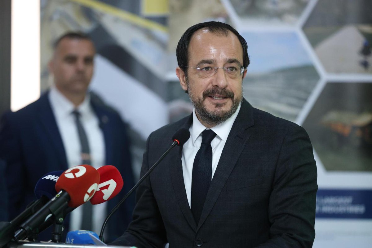 cyprusmail's tweet photo. President Christodoulides affirms Cyprus negotiations are ongoing, with renewed efforts expected after the NATO summit. https://t.co/INpMB74YoZ https://t.co/KwjxI663dj