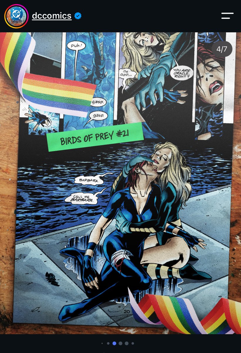 lesbonightwing's tweet photo. Crazy work from DC official #dinahbabs yuri canon https://t.co/CBpnQ59LWb