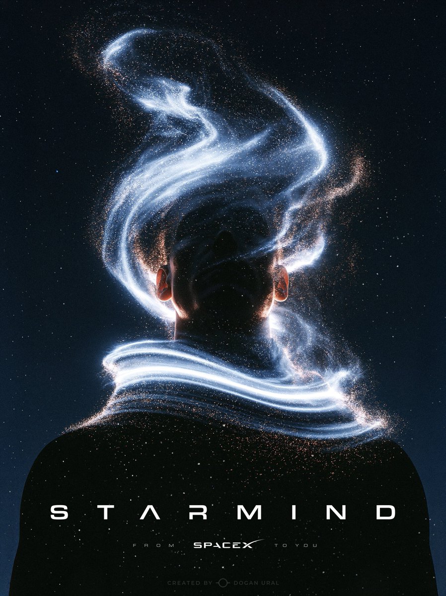 doganuraldesign's tweet photo. "Stardust once, Starlight again"

A SpaceX Starmind Fan Art https://t.co/ToIdz2cKHd