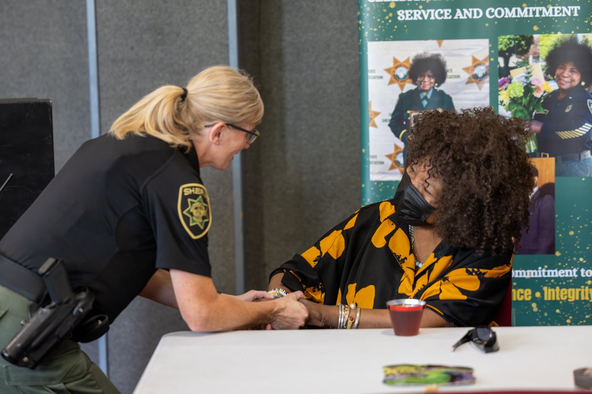 MultCoSO's tweet photo. We recently honored Corrections Chief Deputy Vera Pool at her retirement ceremony, marking the end of an extraordinary career that began in 1970.

For more than half a century, Chief Deputy Vera Pool served Multnomah County with distinction.

Her retirement marks the conclusion of an extraordinary 56-year career.

As a trailblazer, Chief Deputy Pool broke critical barriers for women of color in the corrections field.

Throughout her career, she mentored and inspired generations of public safety professionals. The profound impact of her mentorship was on full display at her recent retirement ceremony, where colleagues from across the nation traveled to Multnomah County to honor her tenure.

Please join the Multnomah County Sheriff’s Office in expressing our deepest gratitude to Chief Deputy Vera Pool for her 56 years of exemplary service.
