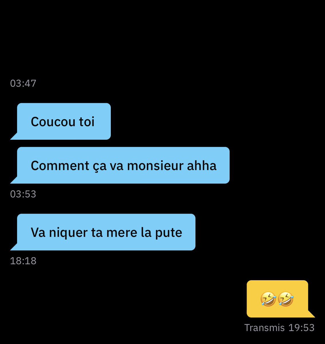 benjamindeux's tweet photo. j’suis bourré tu crois je vais te faire rep jppp https://t.co/HSFSK4cKni