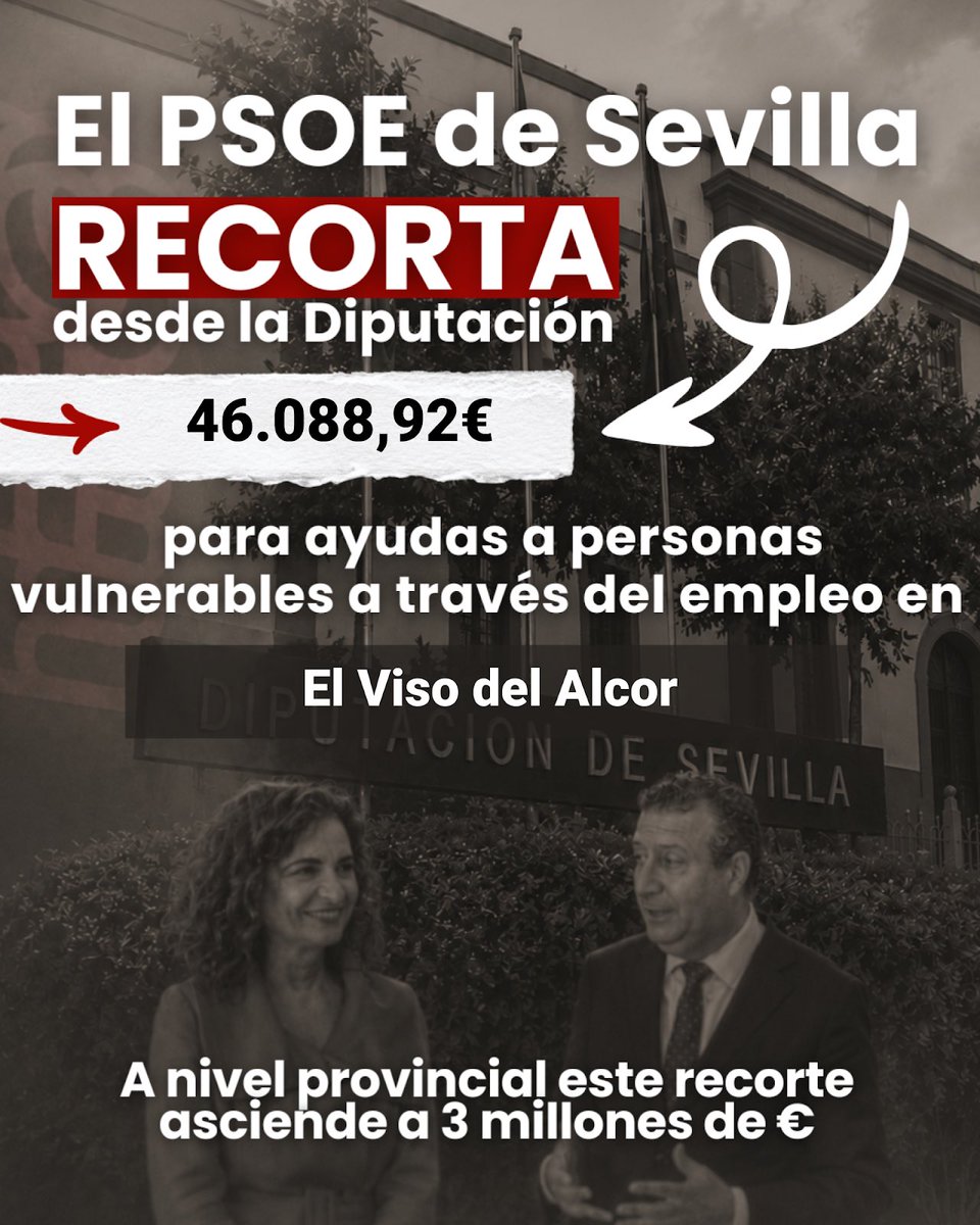 PP_VisodelAlcor's tweet photo. 📉 En 2024 se destinó una cantidad mayor a este programa tan importante.
📉 En 2025, la realidad es clara: se recortaron 4 millones de euros respecto al año anterior.

Se ha anunciado un aumento de la partida… pero ojo: aun así seguimos con 3 millones menos que en 2024. https://t.co/Qhk2lZGUMO