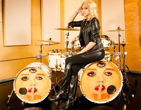 funkatopia's tweet photo. SHOW YOUR LOVE! A Happy Birthday to the beat monster, 3rd Eye Girl drummer Hannah Ford aka Hannah Welton who thumped her way into our purple hearts. Born on this day in 1990. I am still a huge proponent of the Estate officially releasing those late night studio recordings that gave us Octopus Heart, Menstrual Cycle, and other brilliant jam sessions. Wishing her a happy birthday anyway, while we wait....