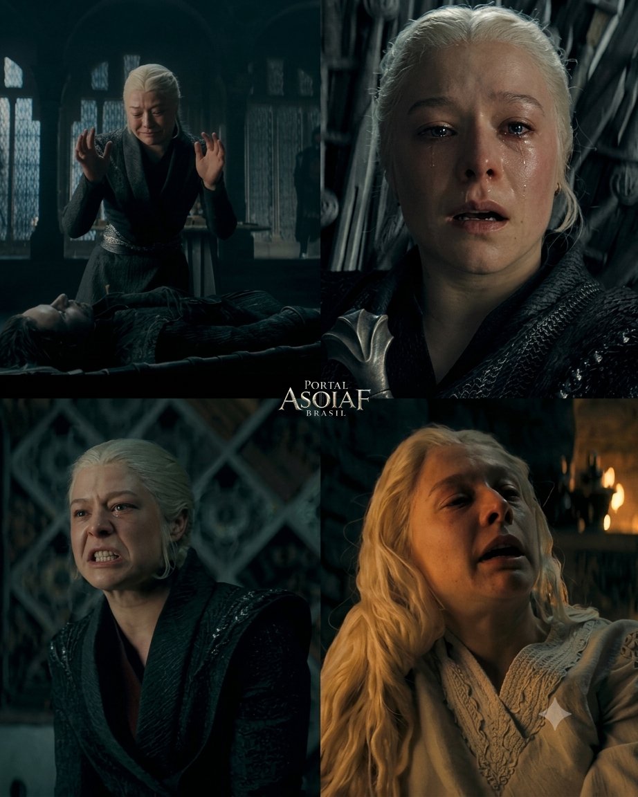 PortalASOIAF's tweet photo. Assunto sério:
Emma D'Arcy merece, no mínimo, indicação na categoria principal do Emmy. Não seria exagero Emma LEVAR o troféu. Ainda não engolimos o prêmio ROUBADO de Paddy Considine na s1. https://t.co/LajdK4OkRV