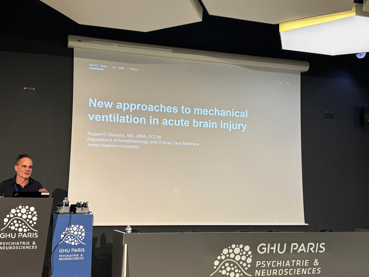 nicis_europe's tweet photo. An excellent ‘Brain–Lung’ session to kick off this second day of #NICIS2026.

Thank you to Luis Blanch, @RDStevensMD, Thomas Similowski and Zhonghua Shi for their fascinating presentations and for sharing their expertise. 👏

#CriticalCare #NeuroCriticalCare https://t.co/7iYtfpGRMs