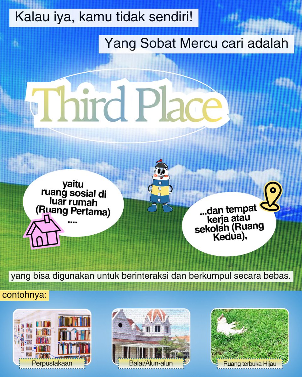 persmercusuar's tweet photo. [Kamu Harus Tau Eps. 64]

Mencari Third Place di Sela Privatisasi Ruang Publik https://t.co/MrYp4UgGFx