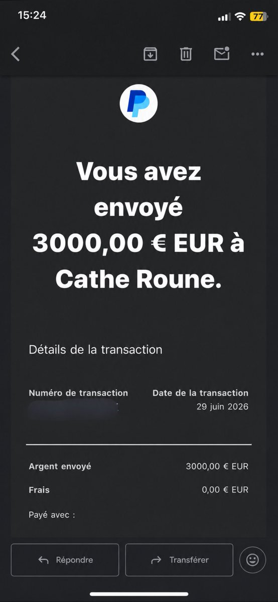 Bectvncefr's tweet photo. Virement paypal disponible ✅

#plansous
#paypal https://t.co/BTLEXKogVw