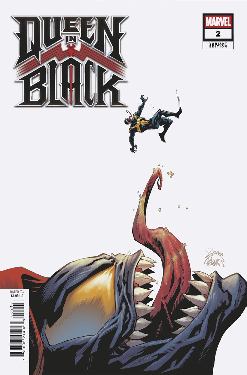 i_symbiote's tweet photo. Queen In Black #2 1:50 Homage Variant C by @RyanStegman 
August 2nd https://t.co/IYD0DlvN2n