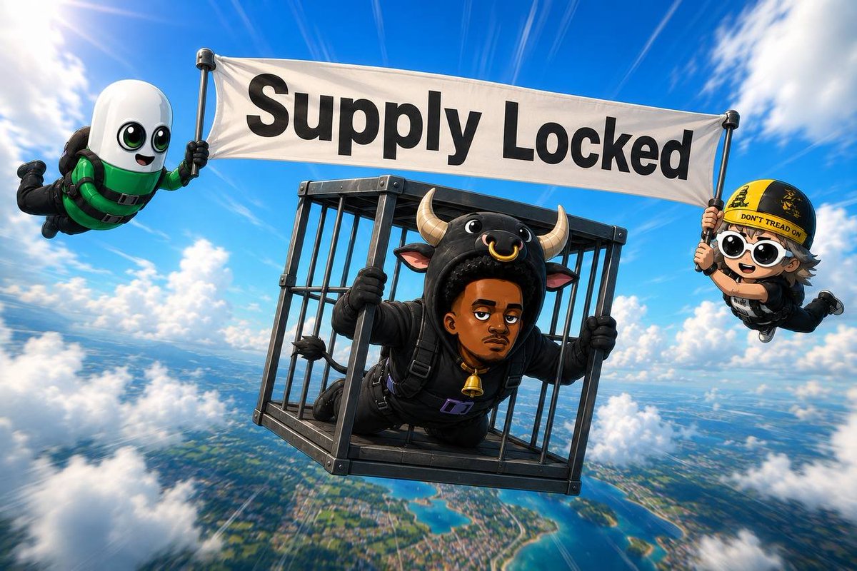 pumparachute's tweet photo. 3% of the supply has now been locked for 30 days

No surprises

Just enough time to focus on building, improving, and getting Pumparachute where it deserves to be

Now let's have some fun https://t.co/DgvU9FWM3g

TX: https://t.co/nRqUpBSRFl https://t.co/26Xr8o05jg
