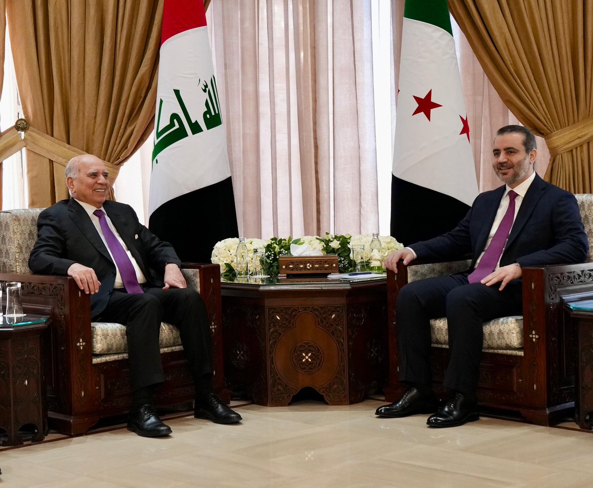 Iraqimofa's tweet photo. بيان مشترك بين جمهورية العراق والجمهورية العربية السورية – وزارة الخارجية العراقية https://t.co/BfoeQDfHfa https://t.co/gieDf4Odtx