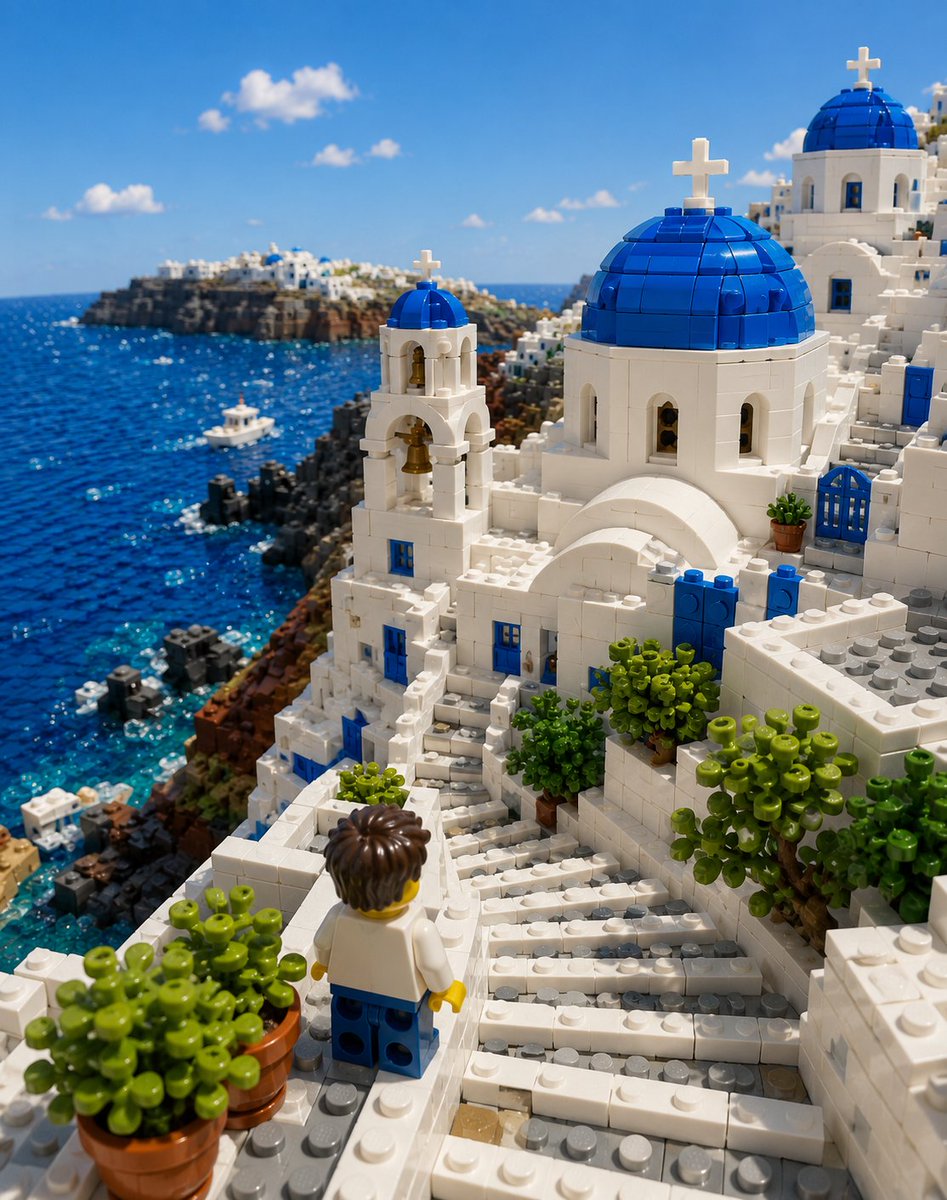 markryderbrand's tweet photo. Whitewashed villages, iconic blue domes, and breathtaking views over the Aegean Sea. Every winding path leads to postcard-perfect scenery, making Santorini a destination that never stops inspiring. 🌊✨ #Santorini #Greece #Travel #Wanderlust #GreekIslands https://t.co/FcFLZb4C7K