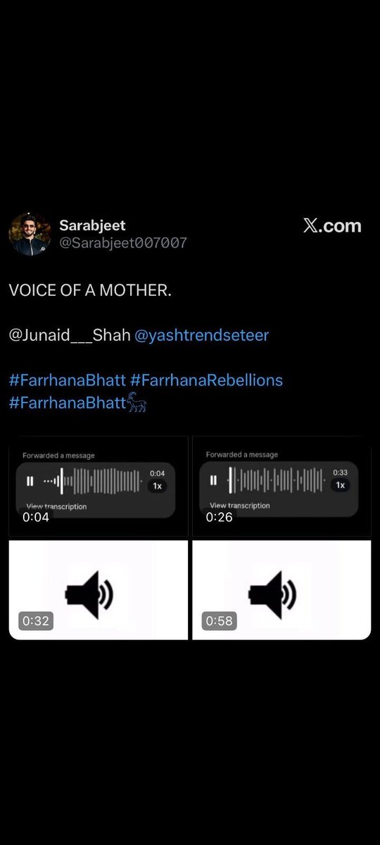 Faru_ki_billi's tweet photo. Kaan, aankh, naak, dimaag - sab khol ke sun lo.

👉Imagine being so jobless that you actually create bot accounts just to spread random VNs in GCs. Aur jab wahan kisi ne seriously liya hi nahi, toh unhe TL pe daal diya just to satisfy your ego? Matlab validation chahiye ya attention? Decide kar lo.

👉It's 2026. Fake VNs banana literally basic skill ho gaya hai. AI tools, voice changers, edits....sab easily available hai. Agar itna hi proof chahiye, toh abhi banva k dun "Mumma Bhatt" ka VN saying "Hana meri beti hai aur mujhe bohot pyaar karti hai." Tab maan loge kya? Ya phir tab bhi apni convenience ke hisaab se believe karoge?

👉Aur ek simple sawal- agar yeh VNs itne hi real aur authentic the, toh jo admin hai wo apni real identity ke saath saamne kyun nahi aaya? Kyun fake IDs ke peeche chup ke drama karna pad raha hai? Agar mere paas itna "solid proof" hota na, main seedha apne main account se bolti. Mujhe kisi mask ki zarurat nahi padti. I FEAR NO ONE IF I M RIGHT. 

👉Honestly batao, exactly kya itna offensive tha un VNs mein? Koi clear answer hai? Ya bas trend dekh ke outrage kar rahe ho? Har ghar mein parents aur children ke beech disagreements hote hain. Kabhi restrictions hoti hain, kabhi distance aa jata hai. Yeh normal hai. Har cheez ko "abandonment" bana dena bas overreaction hai.

She hasn't abandoned her. Mumma apne hometown mein safe hai. Tum logon ne bas ek narrative bana liya hai aur ab usi ko push kar rahe ho bina soche samjhe.

Aur jo log aaj itna outrage kar rahe hain, itna judge kar rahe hain- ek baar honestly apni life dekh lo. Ghar pe apne parents ke saath kitni respect se baat karte ho? Kitna time dete ho? Basic care tak karte ho ya nahi? Ya bas online morality police ban ke gyaan dena easy lagta hai?

At the end of the day, yeh sab unnecessary drama hai. Fake narratives, fake outrage, fake accounts- sab milke bas ek cheez prove kar rahe hain.

Believing in those VNs is equal to Believing everything we saw in past 8 9 months were fake. Even My soul can't accept that 

Grow up. Seriously. End this ego war now. It's to much @Rebelinmeee

WE STAND WITH FARRHANA BHATT no matter what ❤️

@Farrhana_bhatt @Sarabjeet007007 
#FarrhanaBhatt #FarrhanaRebellions