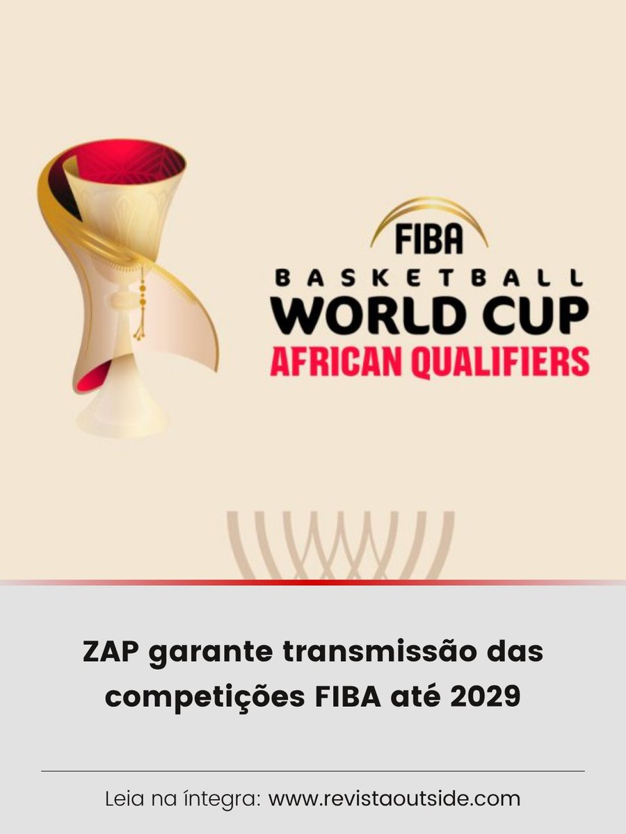OutsideRevista's tweet photo. A ZAP garantiu os direitos de transmissão das competições da Federação Internacional de Basquetebol (FIBA) para Angola e Moçambique até 2029. O pacote abrange os Campeonatos do Mundo masculino e...
Leia mais em https://t.co/VPYI77n8MI

#ZAP #FIBA #Basquetebol #Angola #Desporto https://t.co/PP8Mq3fn2C