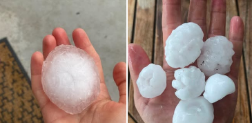 CES_Forecasts's tweet photo. 5 cm hail was reported in south Bohemia as predicted https://t.co/zvwbHI0Jn4