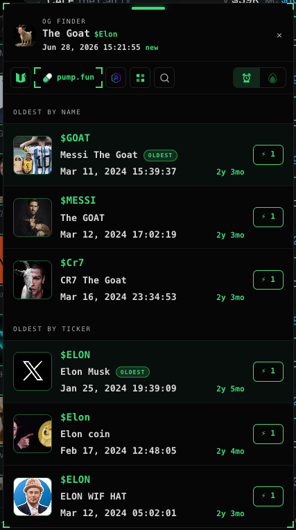 usefuldotapp's tweet photo. A major update in USEFUL ✨

• X-Signal - detects launches from selected developers based on their Twitter posts
• OG Search - search for a token and instantly see its actual age and the oldest one by name, ticker, and image. 
• The signal arrives as a notification with a sound and opens the token in the trading terminal.
• Sniper, stop-loss, and take-profit features - trade across all platforms from a single screen.

We’ve been testing it for a month; see the screenshot for results.

You can get started for free right now: the feed and extension are available for one month to everyone. OG Search, sniper, and trading—all in the TRADER KIT.

Get free access via the bot:  https://t.co/uGXBJ2fi1L

If you have an audience, message @johnlond0n in private - we’ll boost your referral link.