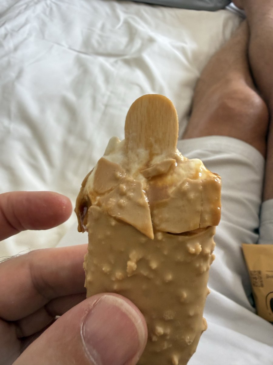 duncanwoodtv's tweet photo. Hang on! Found it…inside the ice-cream! #stickgate #magnum https://t.co/PeV1Ubs1VD