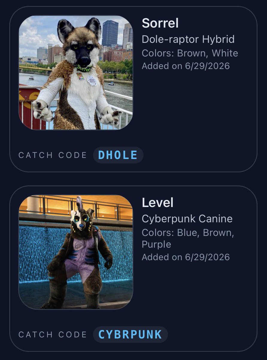 Millitrix01's tweet photo. Decided to hop on the #TailTag train! “Catch” me at #anthrocon this week!

#anthrocon2026 #ac26 #furry #fursuit #fursuiter https://t.co/rshDtvvfnb