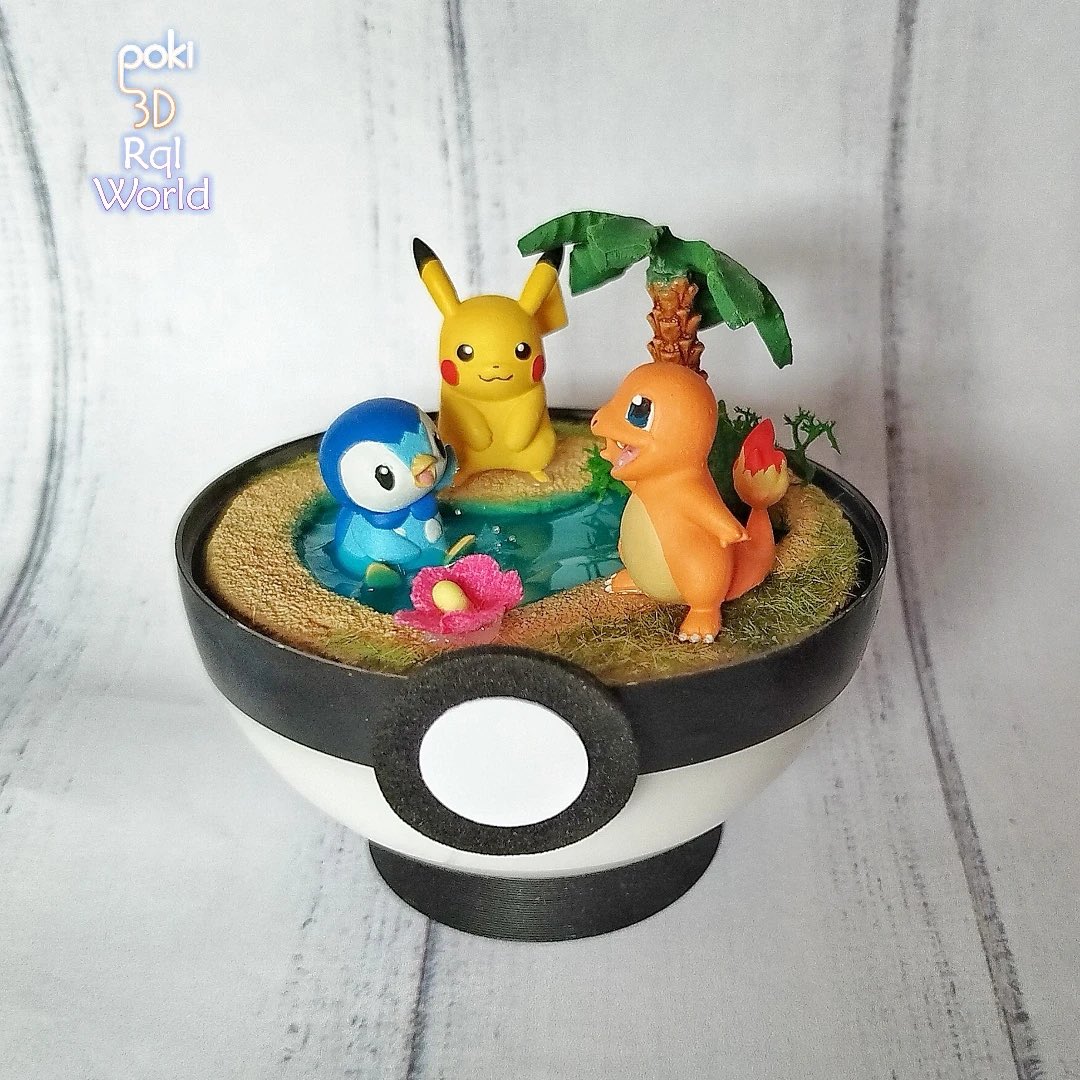 poki3D's tweet photo. Mini oasis 🏝️
Hoy os traemos una escenografía fanart personalizada con un pequeño oasis. Hecho a mano con muchos detalles y efecto agua https://t.co/G4nb3jjfY3