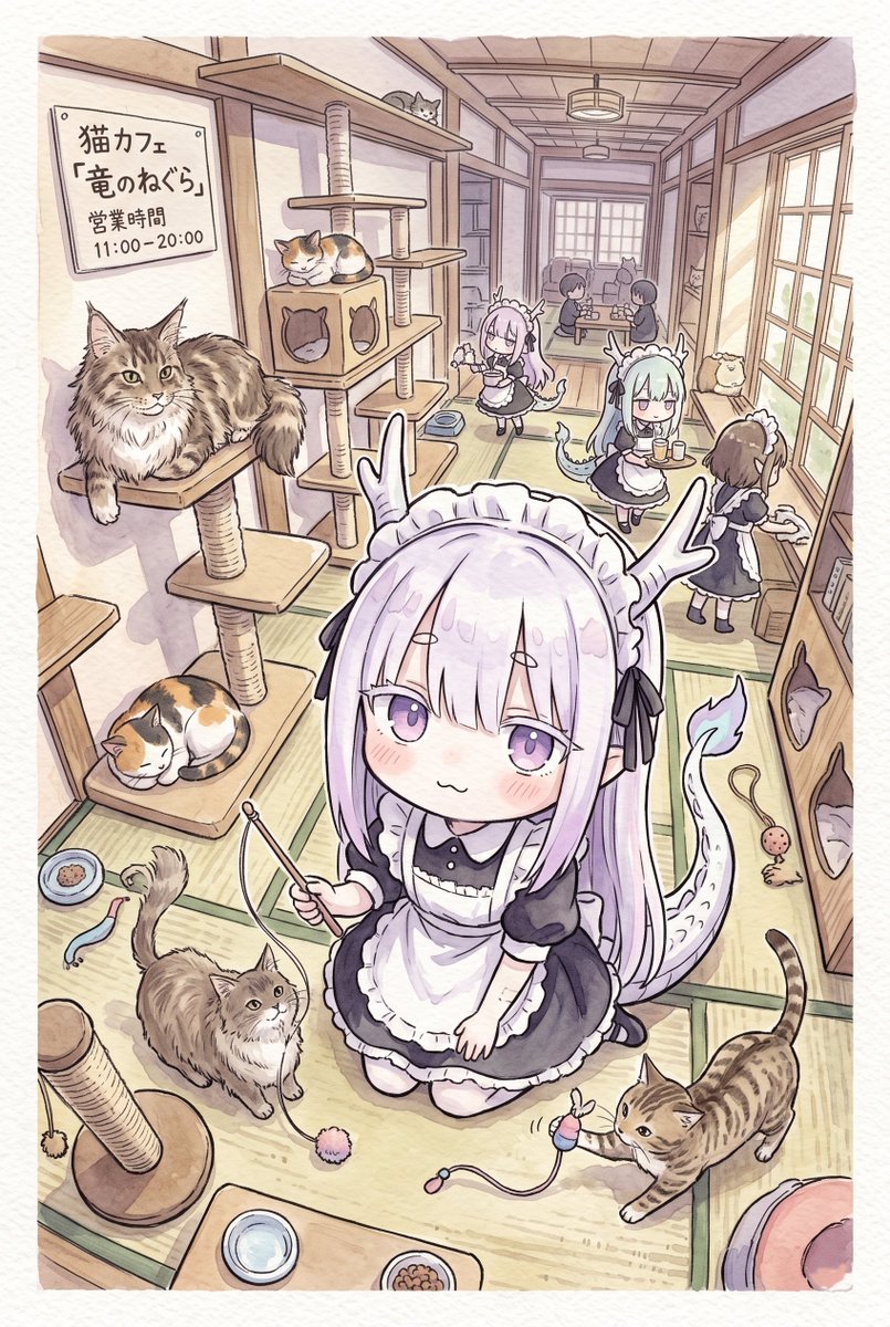 yoroikemomimi's tweet photo. 🐈🐉 https://t.co/xMsF5SlxPr