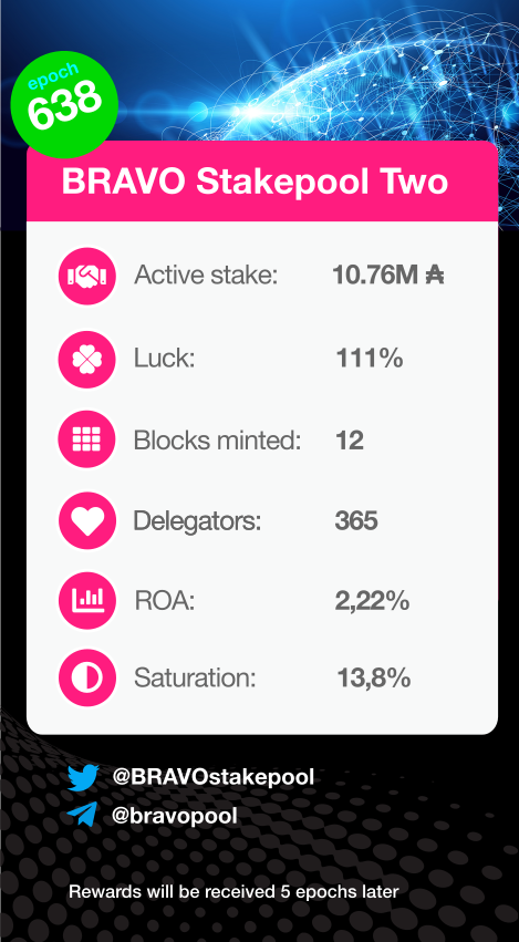 BRAVO Stakepool 🇳🇱 tweet media