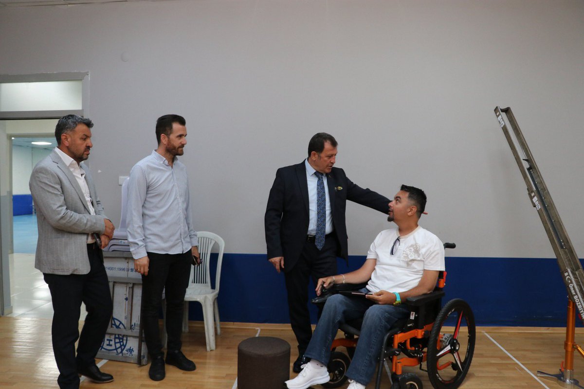 GSB_Kayseri's tweet photo. Gençlik ve Spor İl Müdürümüz Ali İhsan Kabakcı, ilimizi başarıyla temsil eden boccia sporcularımız ile bir araya gelerek, antrenman süreçleri hakkında bilgi aldı. https://t.co/ECRAXhHWMk